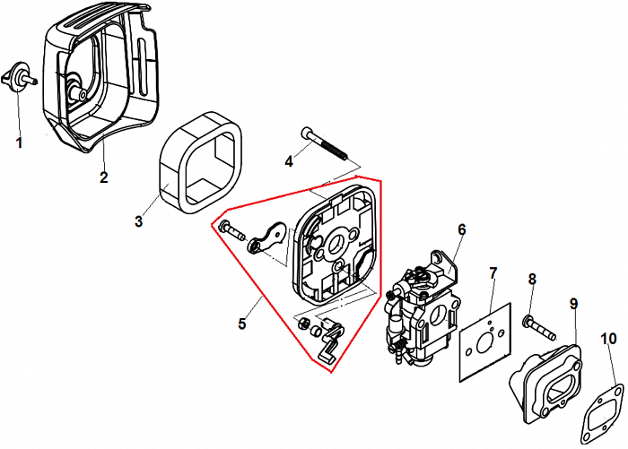 3 КАРБЮРАТОР - ФИЛЬТР ТРИММЕР CHAMPION T347-2