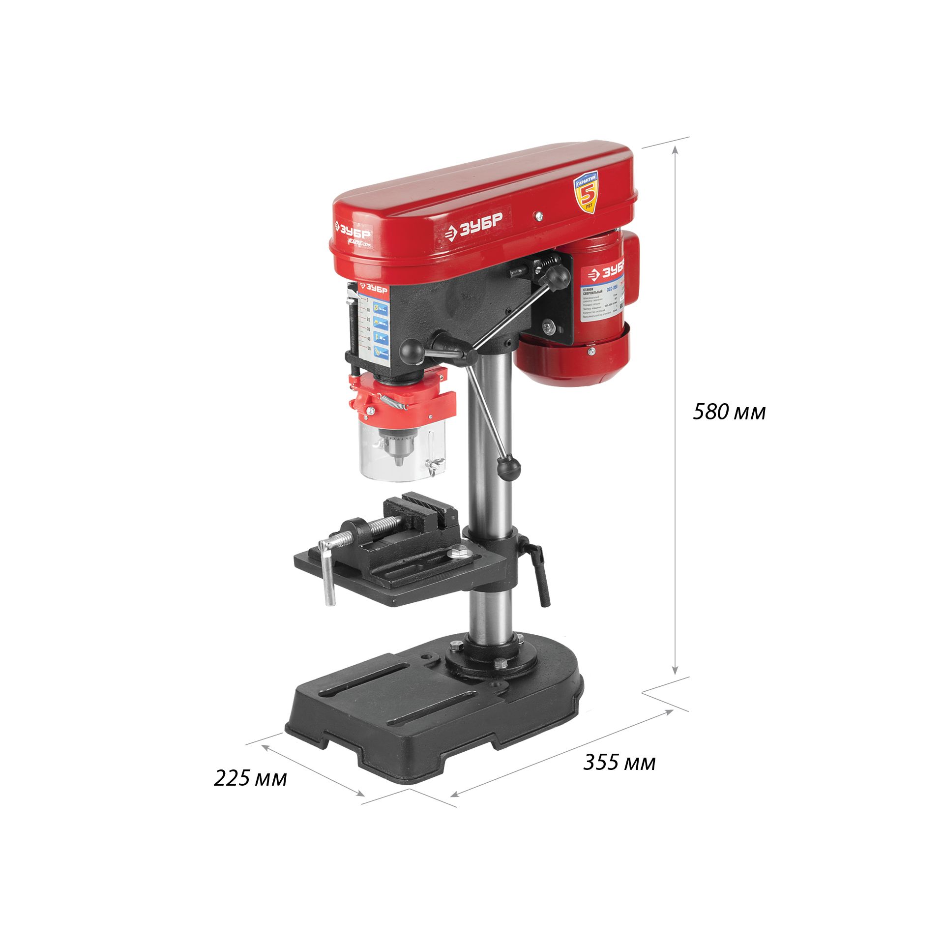 Станок сверлильный + тиски ЗСС-350