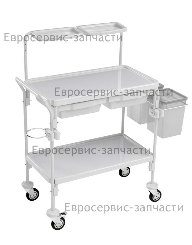 НОВИНКА! Тележка  медицинская инструментальная ТИ-2- ВШ-01-"КРОНТ"-1    с принадлежностями